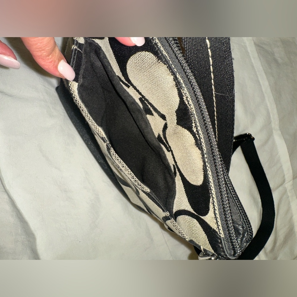 Coach Black and Gray Crossbody Bag - Picture 3 of 4